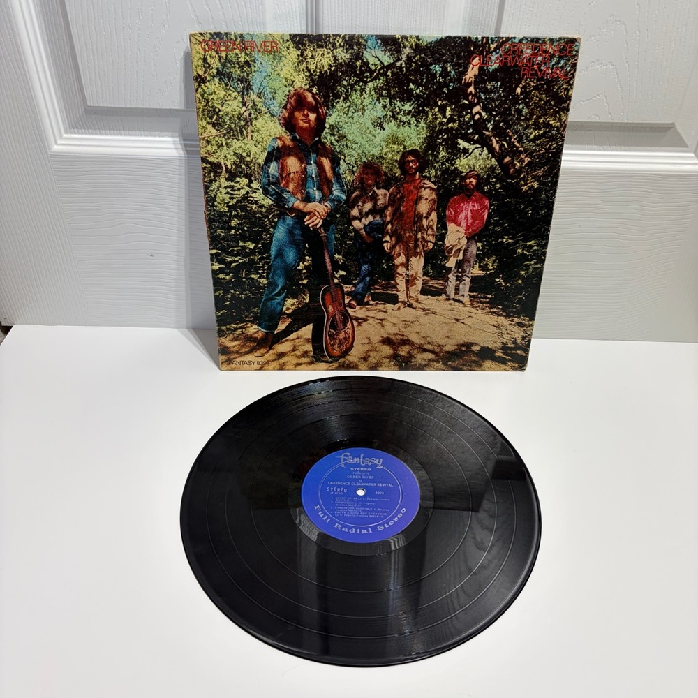 Vintage 1969 Creedence Clearwater Revival Green River Vinyl Record Fantasy Press